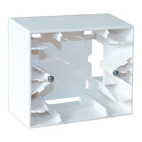 Cadre saillie 1 poste type A Blanc