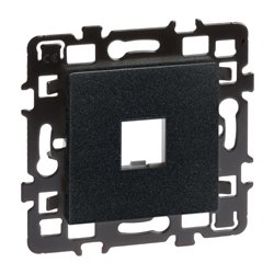 Lot de 10 Cadres supports Pour noyaux RJ45 Anthracite