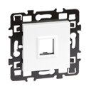 Lot de 10 Cadres supports Pour noyaux RJ45 Blanc