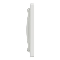 Support + plaque pour boîte concentration Unica NU023418 Blanc 3 colonnes de 4 modules