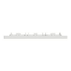 Support + plaque pour boîte concentration Unica NU023418 Blanc 3 colonnes de 4 modules
