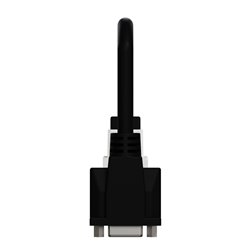 Prise VGA (HD15 female) préconnectorisée Unica NU343218 Blanc 1 module mécanisme seul