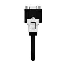 Prise VGA (HD15 female) préconnectorisée Unica NU343218 Blanc 1 module mécanisme seul