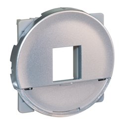 Cadre support Pour noyaux RJ45 Silver