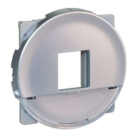 Cadre support Pour noyaux RJ45 Silver