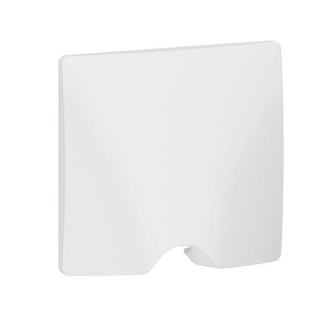 Sortie de cable IP21 dooxie livree complete avec plaque finition blanc600323