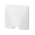 Sortie de cable IP21 dooxie livree complete avec plaque finition blanc600323