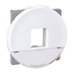 Cadre support Pour noyaux RJ46 Blanc