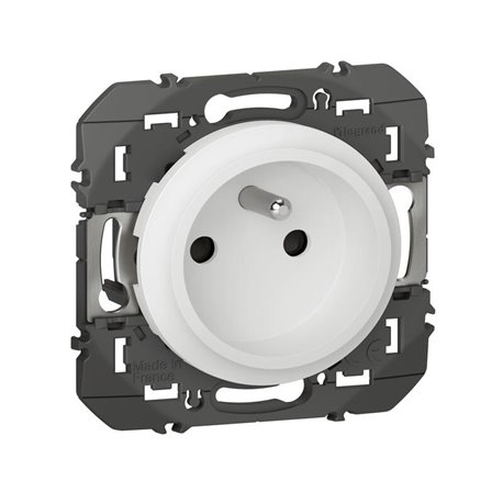 Prise de courant easyreno 2P+T faible profondeur dooxie 16A finition blanc600328