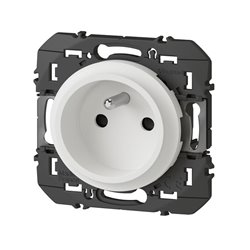 Prise de courant easyreno 2P+T faible profondeur dooxie 16A finition blanc600328