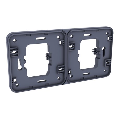 Cadre support Double horizontal Gris Cadre support Double horizontal Gris