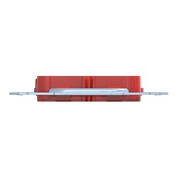 Prise support double RJ45 compatible conn keystone D-Life MTN4566-0006 Rouge mécanisme seul