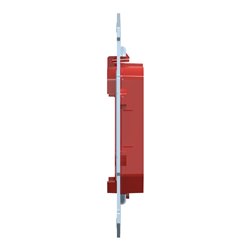 Prise support double RJ45 compatible conn keystone D-Life MTN4566-0006 Rouge mécanisme seul