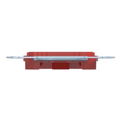 Prise support double RJ45 compatible conn keystone D-Life MTN4566-0006 Rouge mécanisme seul