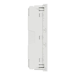 Prise triple 2P+T FR 45° Unica NU307918 Blanc mécanisme seul