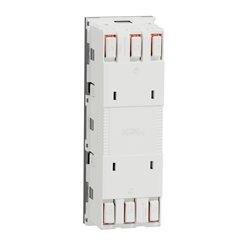Prise triple 2P+T FR 45° Unica NU307930 Aluminium mécanisme seul