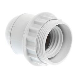 Lot de 10 Douilles E14 Double bague blanche