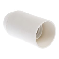 Lot de 10 Douilles E14 Simple bague blanche