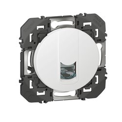 Prise blindee RJ45 categorie6 STP dooxie finition blanc600375