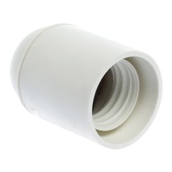 Lot de 10 Douilles E27 Simple bague blanche