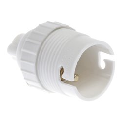 Lot de 10 Douilles B22 Simple bague plastique