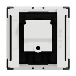 Prise TV + FM + SAT Unica NU345054 anthracite 2 modules mécansime seul