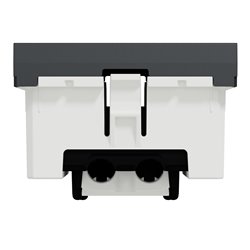 Prise TV + FM individuel Unica NU345154 anthracite 2 modules mécansime seul