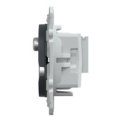 Prise TV/R/SAT à vis couvercle protection Ovalis S340461 anthracite 