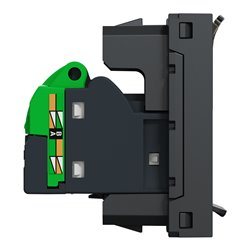 Prise RJ45 simple cat 6 STP Unica NU341654 anthracite 1 module mécanisme seul