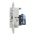 Prise RJ45 grade 3 (multimédia) cat. 6 STP Odace S520476 Blanc 