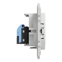 Prise RJ45 grade 3 (multimédia) cat. 6 STP Odace S520476 Blanc 