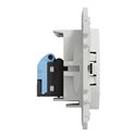 Prise RJ45 grade 3 (multimédia) cat. 6 STP Odace S520476 Blanc 