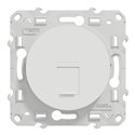 Prise RJ45 grade 3 (multimédia) cat. 6 STP Odace S520476 Blanc 