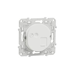 Prise RJ45 cat6a grade 3 (multimédia +) (longue distance) Ovalis S320477 Blanc 