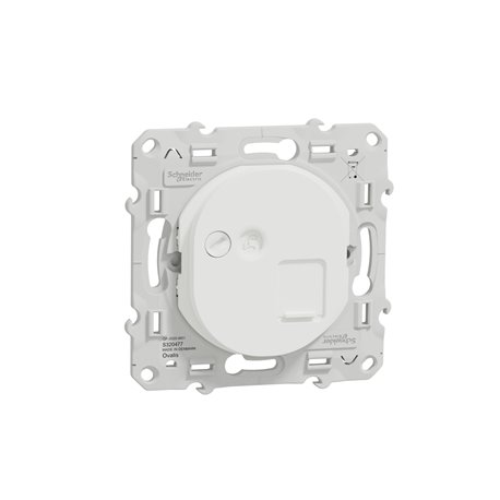 Prise RJ45 cat6a grade 3 (multimédia +) (longue distance) Ovalis S320477 Blanc 