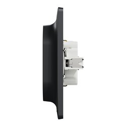 Prise double 2P+T pour boîte 1P DE vis Unica NU206754 anthracite 1 module mécanisme seul
