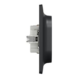 Prise double 2P+T pour boîte 1P DE vis Unica NU206754 anthracite 1 module mécanisme seul
