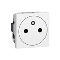 Prise 2P+T Surface Mosaic 2 modules avec connexion bornes automatiques blanc 077111L