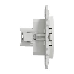 Prise de courant 2P+T Odace S520049 Blanc 