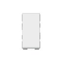 Poussoir inverseur Mosaic Easy-Led 6A 250V 1 module blanc 077030L