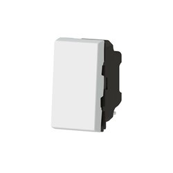Poussoir inverseur Mosaic Easy-Led 6A 250V 1 module blanc 077030L