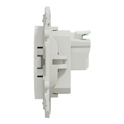Prise de courant 2P+T Odace S520059 Blanc 