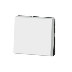 Interrupteur 10AX 250V Mosaic Easy-Led 2 modules - blanc 077011L