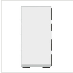 Interrupteur 10AX 250V Mosaic Easy-Led 1 module blanc 077001L
