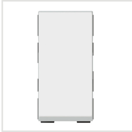 Interrupteur 10AX 250V Mosaic Easy-Led 1 module blanc 077001L