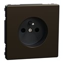 Prise de courant 2P+T FR D-Life MTN2500-6052 Métal mocca mécanisme et enjoliveur
