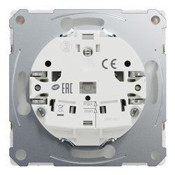 Prise de courant 2P+T FR D-Life MTN2500-6051 Métal champagne mécanisme et enjoliveur