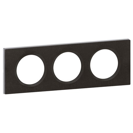 Plaque Celiane pierre 3 postes finition ardoise 069373