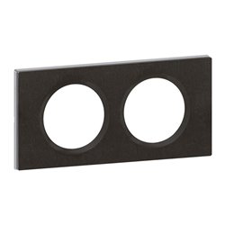 Plaque Celiane pierre 2 postes finition ardoise 069372