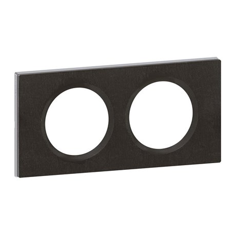 Plaque Celiane pierre 2 postes finition ardoise 069372